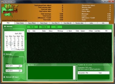 betting record