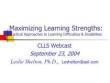 maximizing learning
